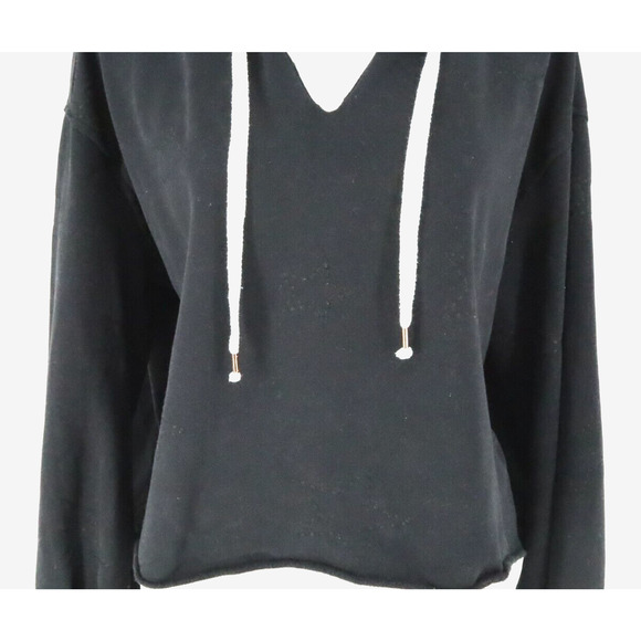 Anthropologie Black Hoodie Blouse - Picture 12 of 16